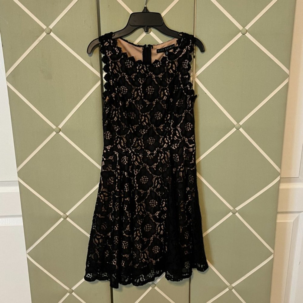 City Studio Black Lace Dress